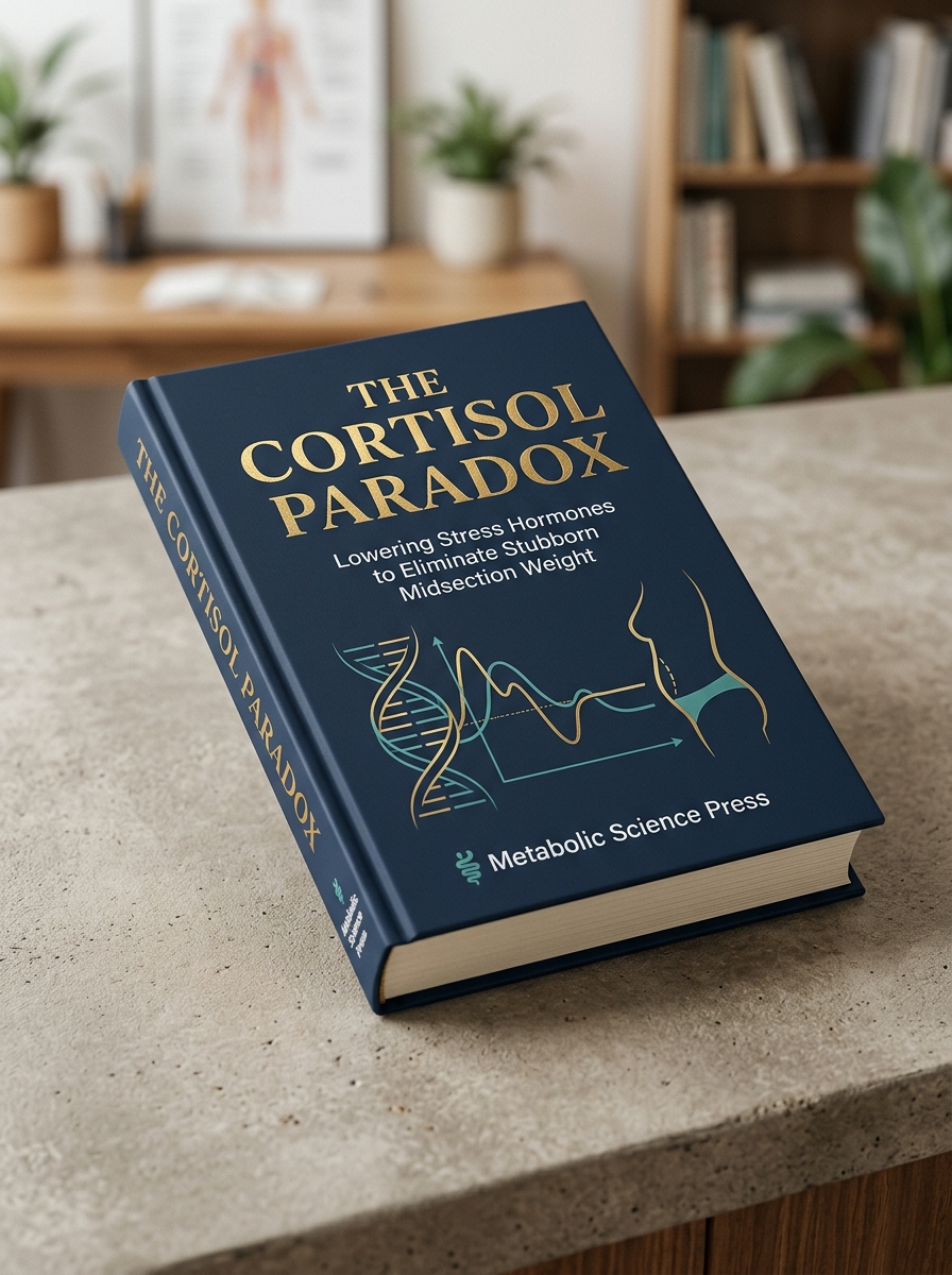 The Cortisol Paradox 3D Book Mockup